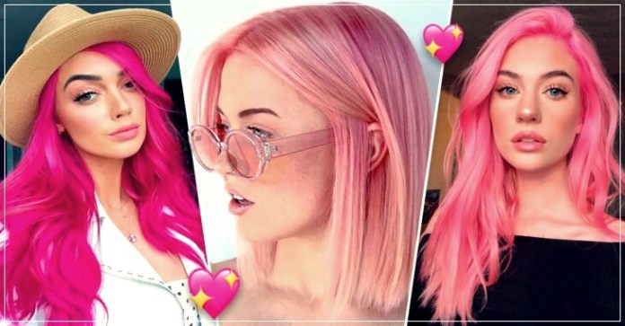 13 Ideas to dye your hair pink and feel like a Barbie girl