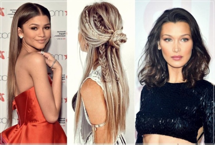 Hairstyles with loose hair 2022 2023