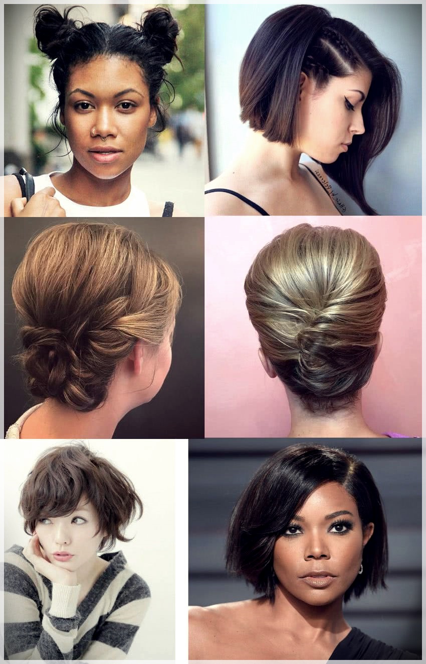 100 Hairstyles for Short Hair 2019