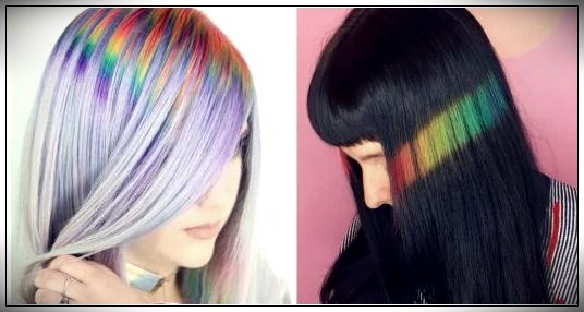 Mini rainbow in your hair is the new trend with reflections for lovers of fantasy  colors