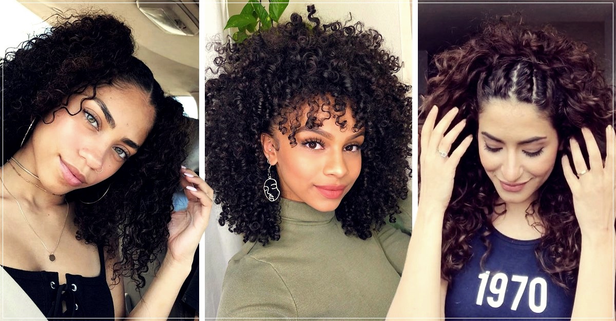 13 Beautiful Hairstyles for Curly Hair Girls